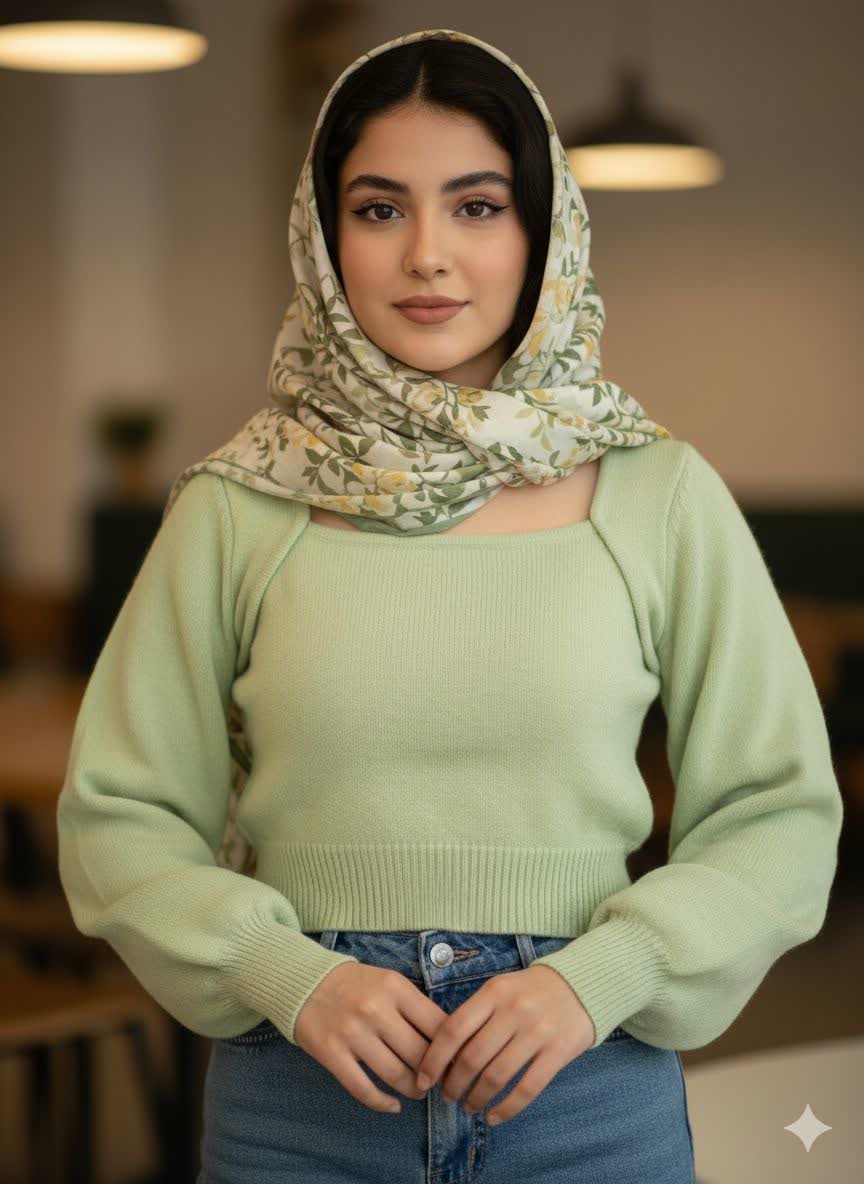 کراپ یافت استین پفکی