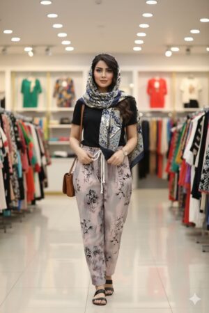 محصولی وارداتی از کشور چین میباشد در 6 طرح جذاب و خوشگل فری سایز کاملا کشی دور کمر ( حداقل 70 – حداکثر 120 ) سانتی متر قد 100 سانتی متر