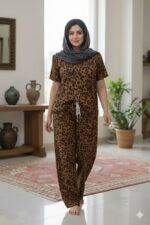 اگر به‌دنبال خریدی مطمئن هستید، این ست بلوز شلوار پلنگی مستقیماً از بازار قشم و درگهان تهیه شده است. تمام اجناس وارداتی بوده و با قیمت مناسب‌تری نسبت به بازارهای شهری عرضه می‌شوند. با خرید از درگهان، هم از کیفیت بالای دوخت و پارچه مطمئن خواهید بود و هم از قیمت منصفانه بهره‌مند می‌شوید