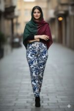 کاربرد: شلوار خانگی و شلوار بیرونی طرح: مدرن و جذاب با تناژ رنگی مشکی و سفید مناسب فصل: 4 فصل محصولی وارداتی از کشور چین میباشد در 6 طرح جذاب و خوشگل فری سایز کاملا کشی دور کمر ( حداقل 70 – حداکثر 120 ) سانتی متر  قد 100 سانتی متر