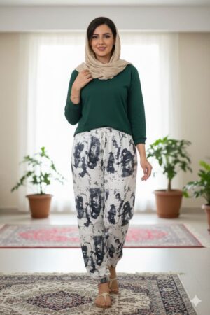 محصولی وارداتی از کشور چین میباشد در 5 طرح جذاب و خوشگل فری سایز کاملا کشی دور کمر ( حداقل 70 – حداکثر 110 ) سانتی متر قد 100 سانتی متر